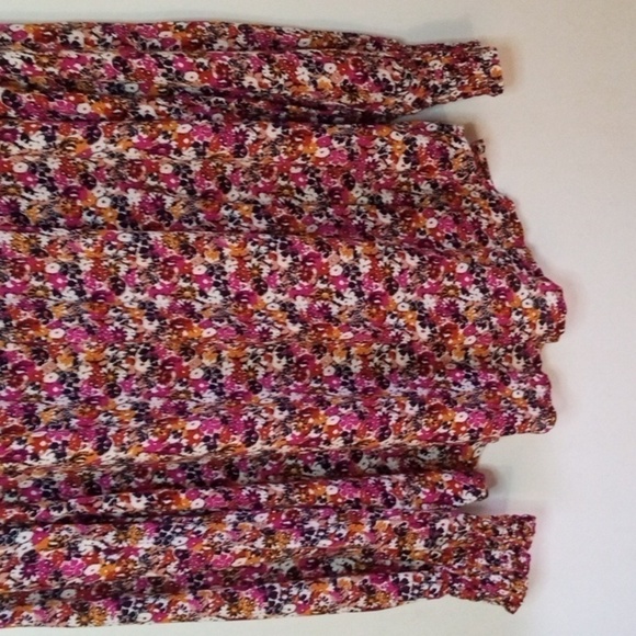 Jane and Delancey floral long sleeve peasant top women's size medium - Picture 10 of 10